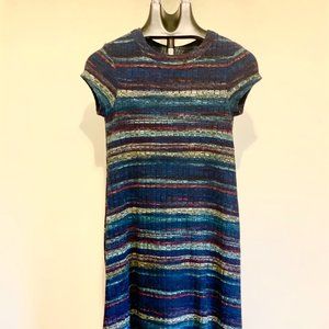 Luxology Women Blue Casual Dress XS